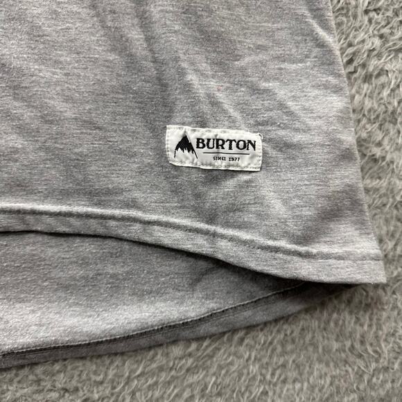 Burton Women's Medium Long Sleeve Gray Pullover 1/4 Zip Soft Comfort Outdoor - Picture 3 of 9